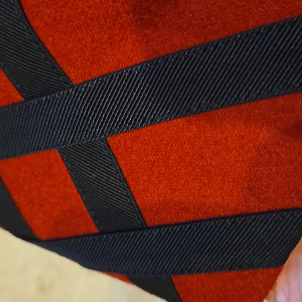 Moschino Cheap and Chic Vintage Red/Black Classic Wool Blend Jacket - Picture 4 of 10